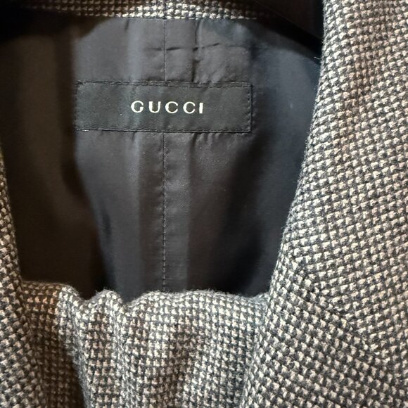 Rare 3-piece GUCCI Men's Suit 50R eu 40R us wool & silk like new - Picture 3 of 10